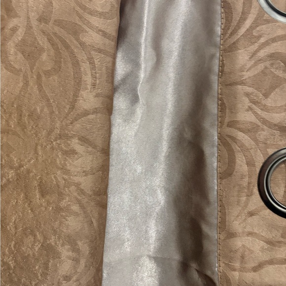 Elegant Tan blackout energy saving curtain panel. 80x40 . 2 panels available .. - Picture 8 of 9